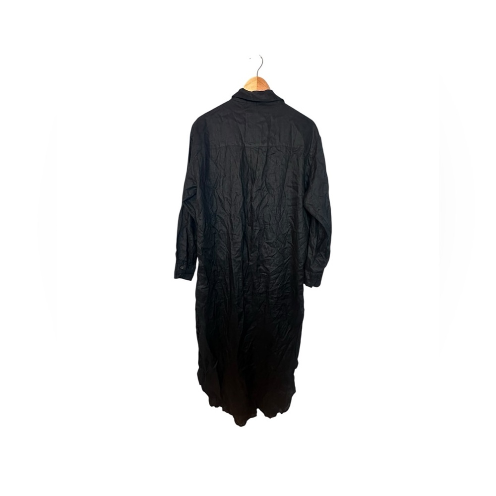 L Space Capistrano Long Sleeve Linen Cover-Up Tunic Dress - Picture 6 of 7